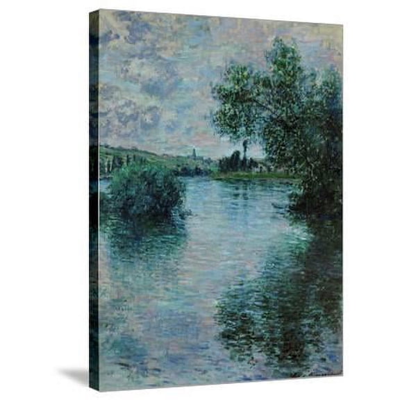 The Seine Near Vetheuil, 1879, Scenic Stretched Canvas Wall Art by Claude Monet Sold by Art.Com