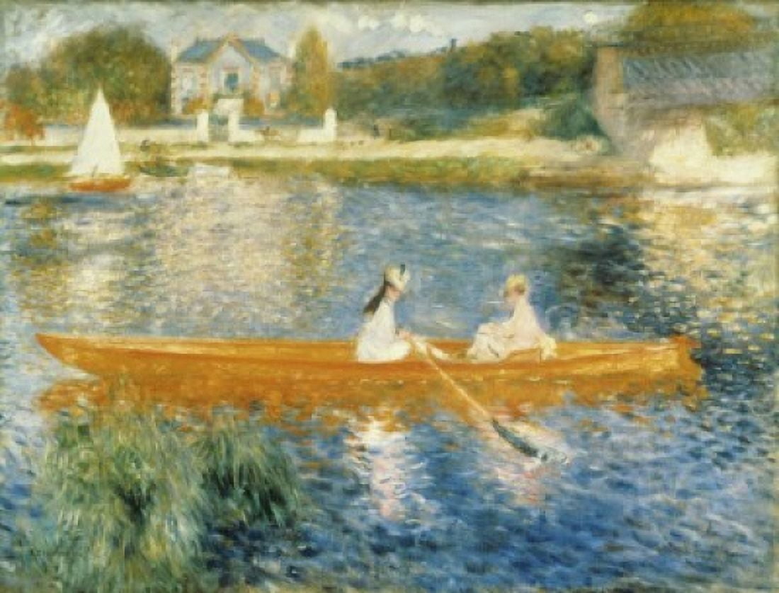 The Seine at Asnieres  1878  Pierre-Auguste Renoir (1841-1919French)  National Gallery London Canvas Art - Pierre-Auguste Renoir (18 x 24)