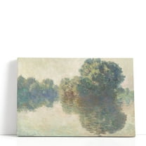 The Seine at Giverny, 1897 - Wrapped Canvas Print Wall Art | 18" W x 12" H