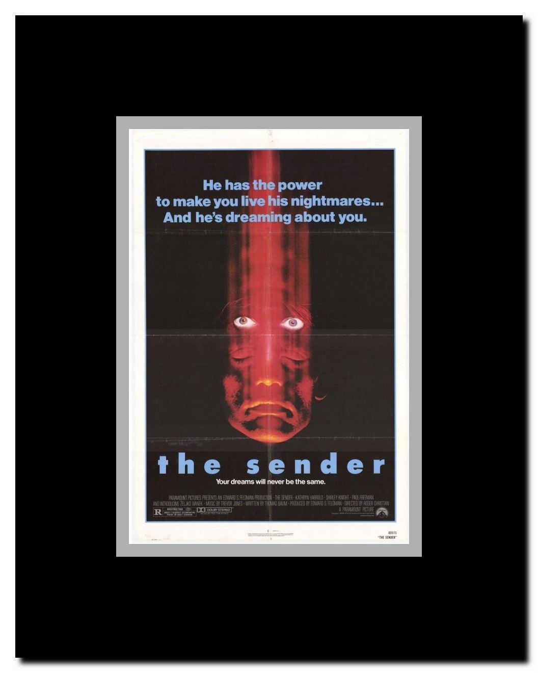 The Sender Framed Movie Poster