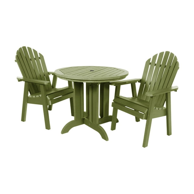 The Sequoia Professional Commercial Grade 3 Pc Muskoka Adirondack Bistro Dining Set with 36” Table