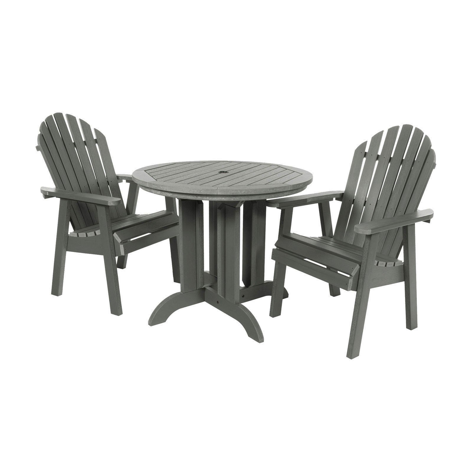 The Sequoia Professional Commercial Grade 3 Pc Muskoka Adirondack Bistro Dining Set with 36? Table - image 1 of 2