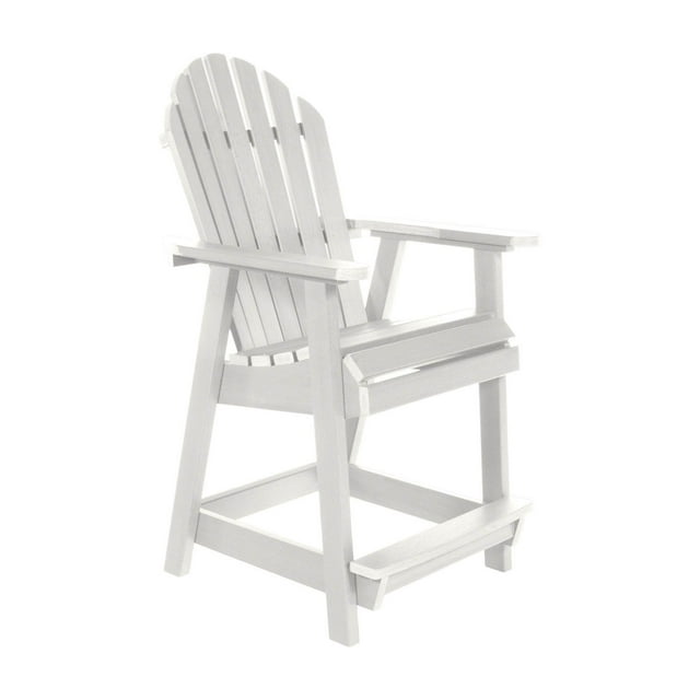 The Sequoia Professional Commercial Grade Muskoka Adirondack Deck Dining Chair in Counter Height