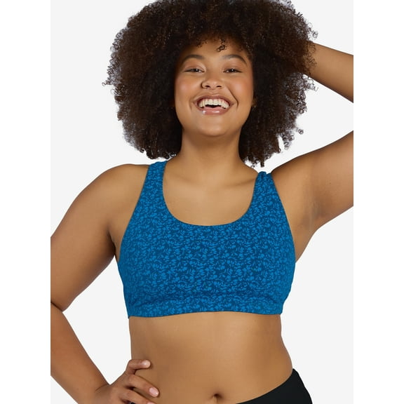 Leading Lady, The Serena, Racerback Sports Bra, Wireless, Full Coverage Unpadded Cups, Moisture Wicking Cotton, Light Support (Women's & Women's Plus)