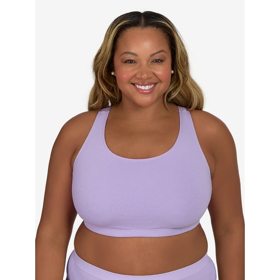 The Serena - Wireless Racerback Cotton Sports Bra