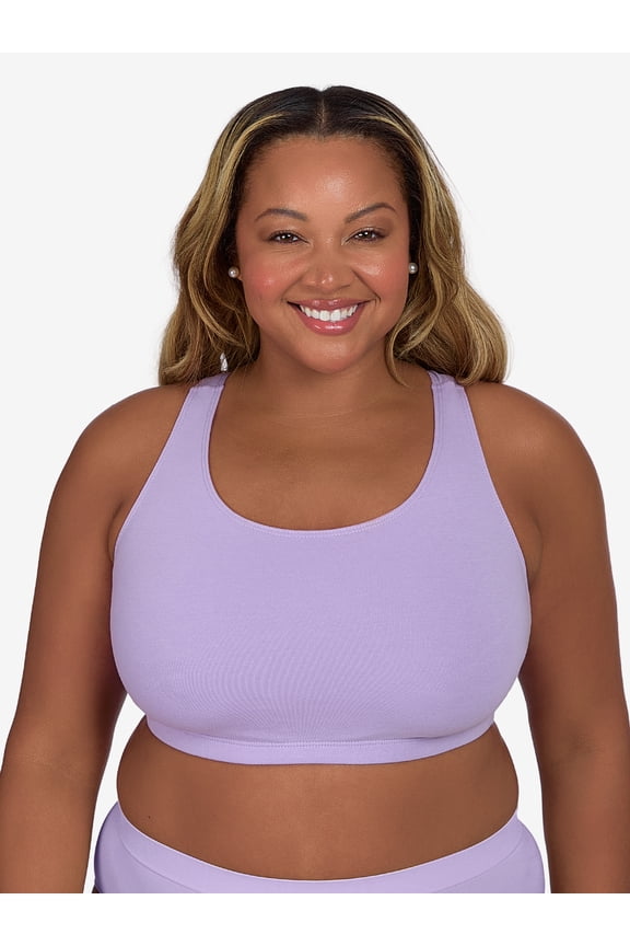 The Serena - Wireless Racerback Cotton Sports Bra