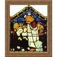 thumbnail image 1 of The Sermon on the Mount 20x23 Gold Ornate Wood Framed Canvas Art by Rossetti, Dante Gabriel, 1 of 2