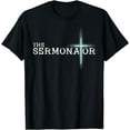 thumbnail image 1 of The Sermonator Pastor Appreciation Christian Cross Fun Gift T-Shirt, 1 of 3