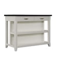 thumbnail image 1 of BellO KI10275-48-T401 Server Kitchen Island with Granite Top - White, 1 of 1