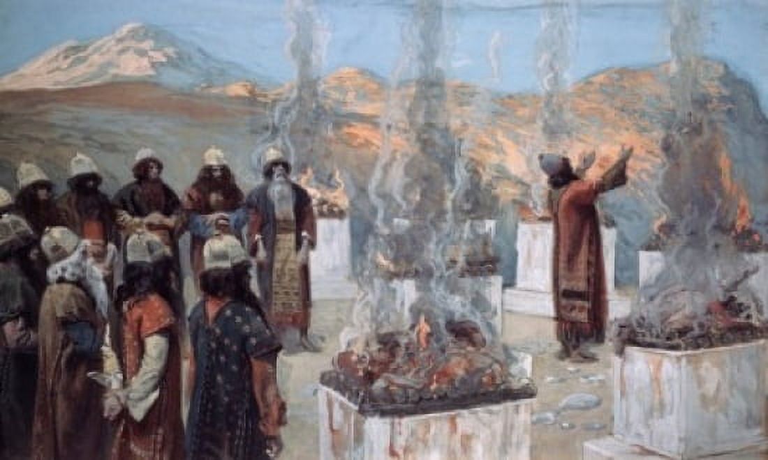 The Seven Altars of Balaam Tissot James J 1836-1902 French Jewish Museum New York City Canvas Art - James Tissot (24 x 36)