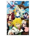 thumbnail image 1 of The Seven Deadly Sins: Season 3 - Key Art Wall Poster, 22.375" x 34", Framed, 1 of 3