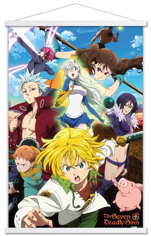 The Seven Deadly Sins Anime Poster and Prints Unframed Wall Decor 12x18