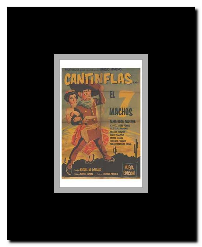 The Seven Machos Framed Movie Poster