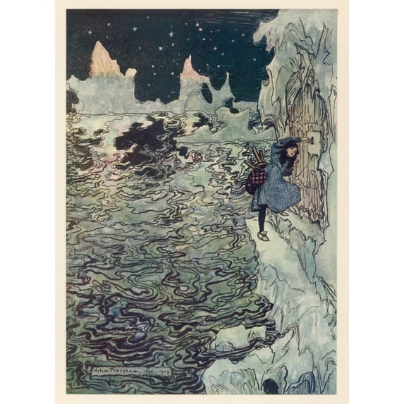 The Seven Ravens 2 Poster Print By Mary Evans Picture Libraryarthur Rackham (24 X 36)