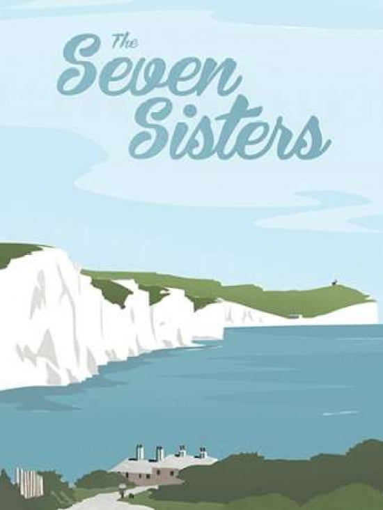 The Seven Sisters Canvas Art - Adam McNaught-Davis (18 x 24)