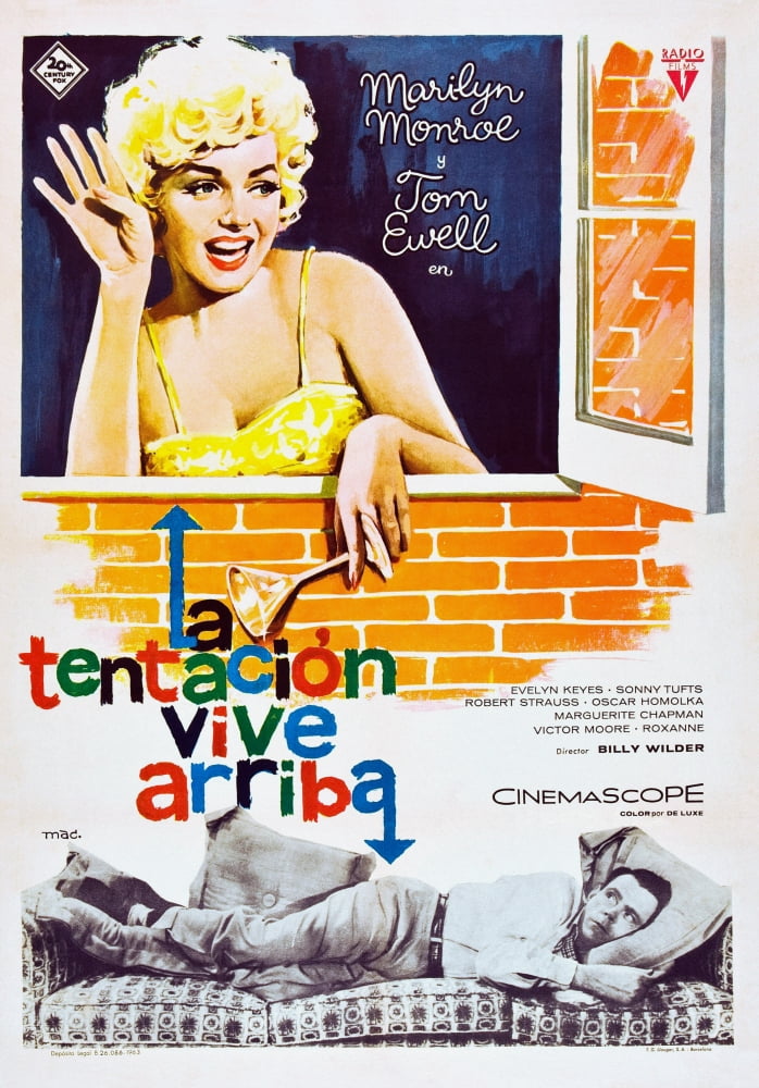 The Seven Year Itch Canvas Art - (11 x 17)