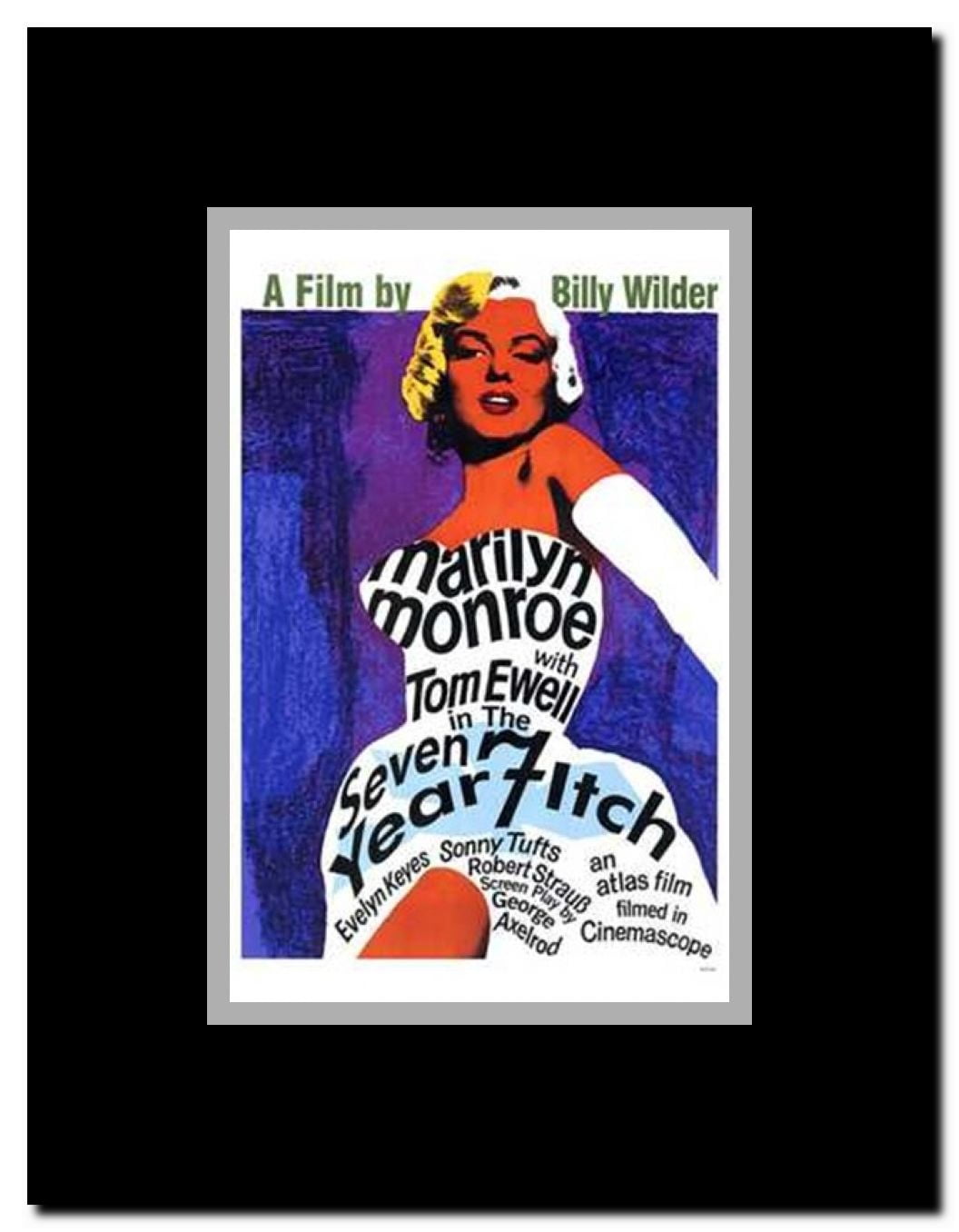 The Seven Year Itch Framed Movie Poster