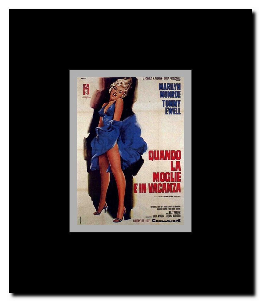 The Seven Year Itch Framed Movie Poster
