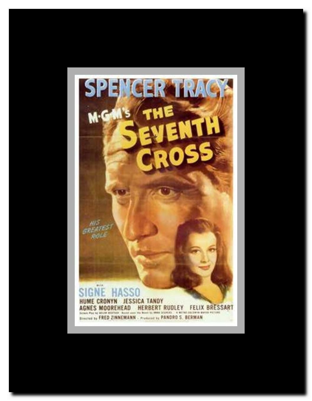 The Seventh Cross Framed Movie Poster