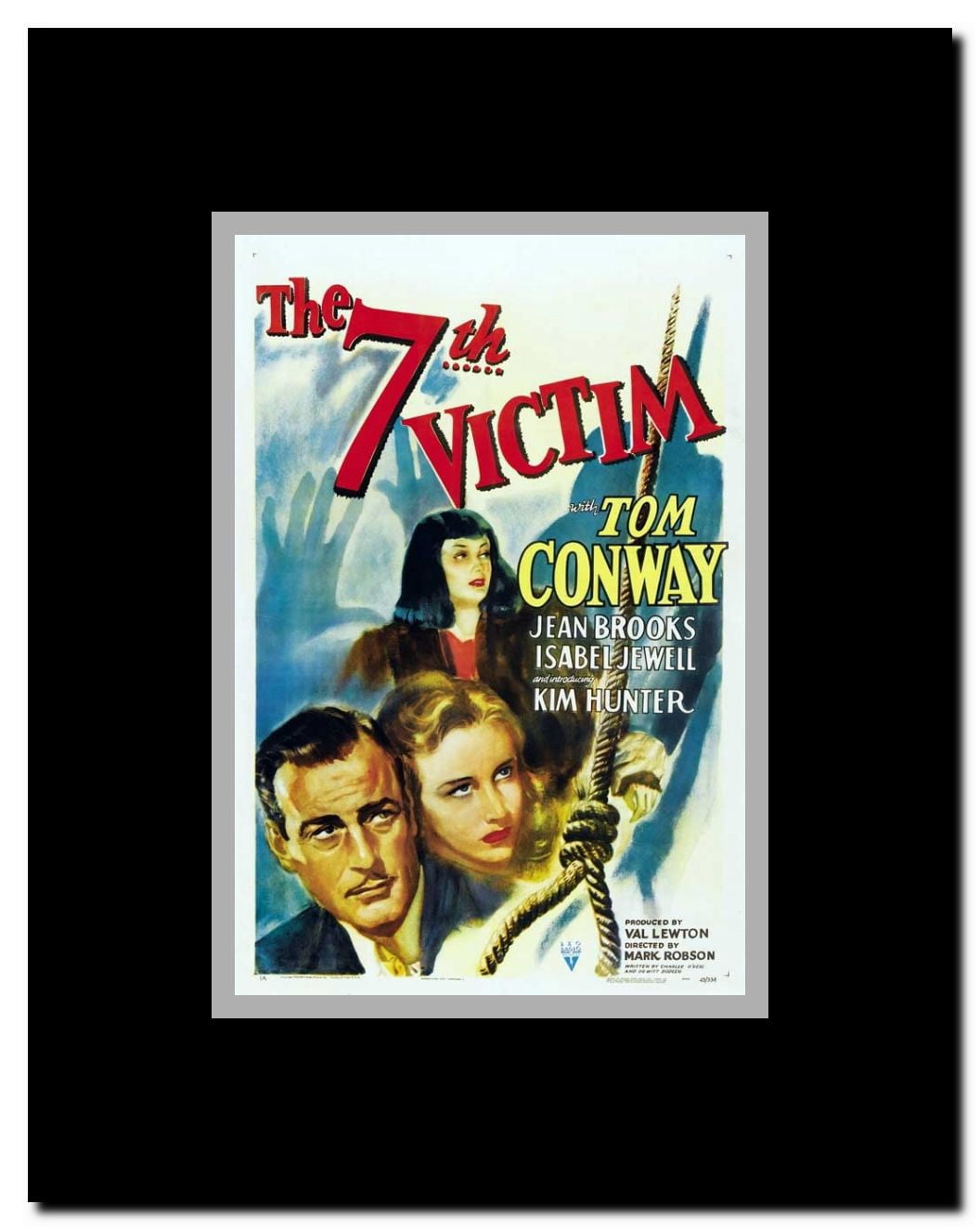 The Seventh Victim Framed Movie Poster
