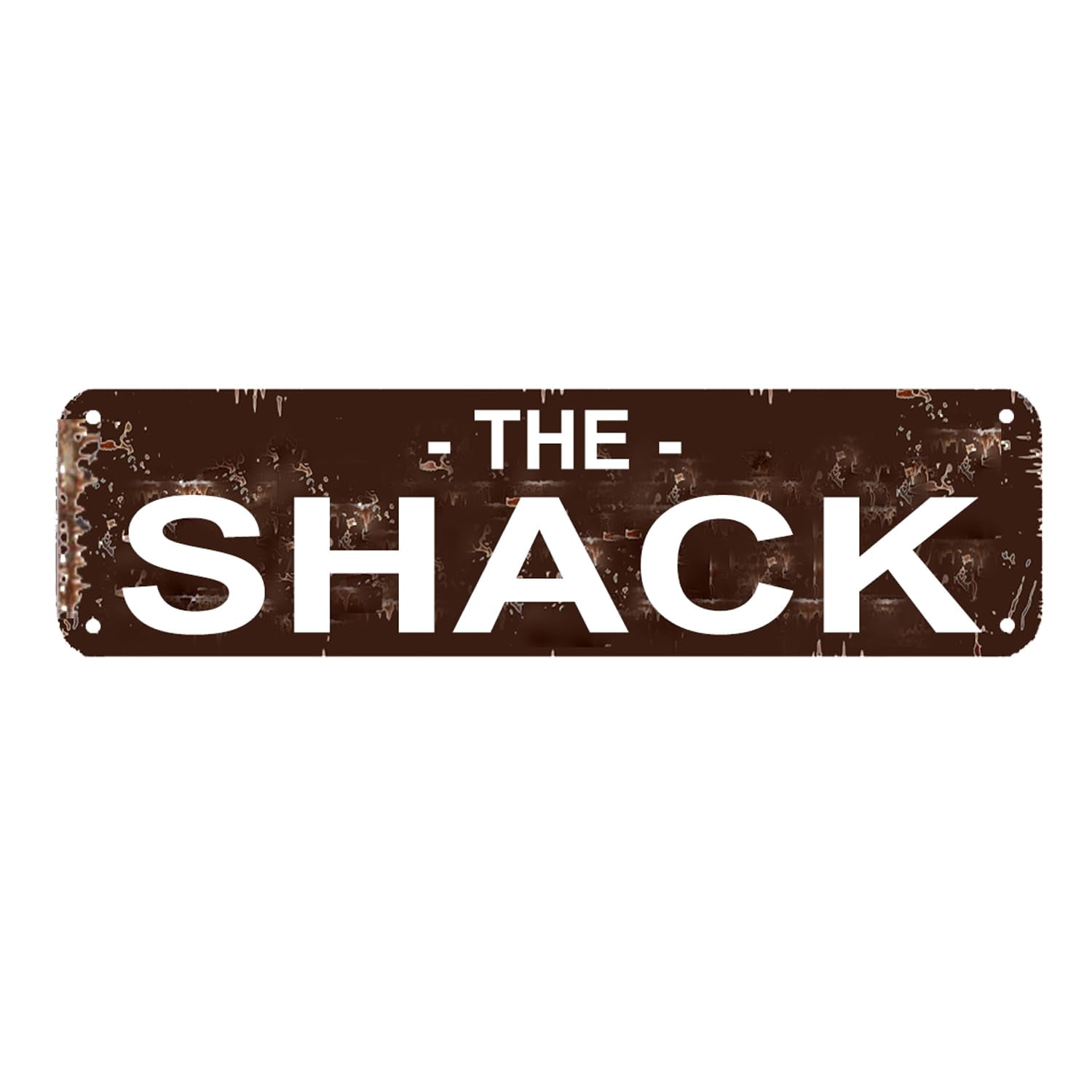 The Shack Sign Rustic Man Cave Wall Decor Metal Sign Size: 4 x 16 Inch ...