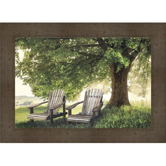 The Shade, Framed Textured Fine Art Print