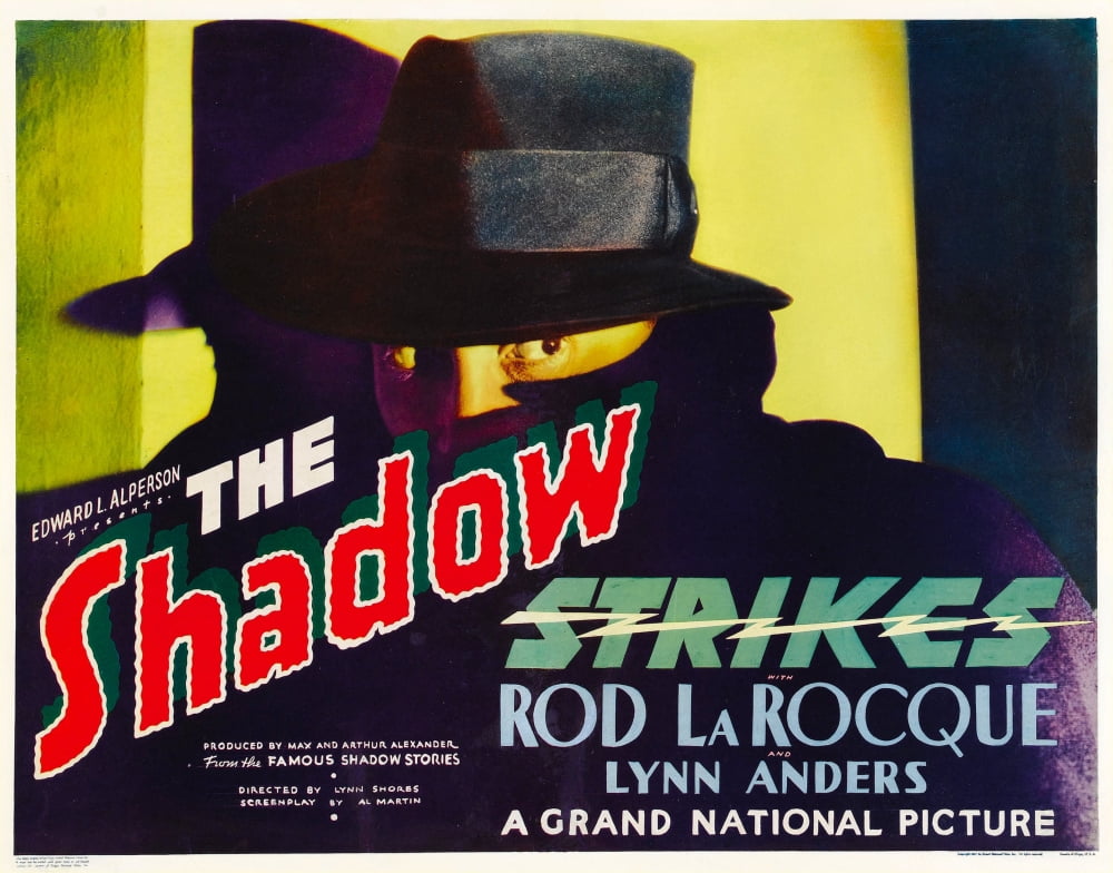 The Shadow Strikes Canvas Art - (28 x 22)