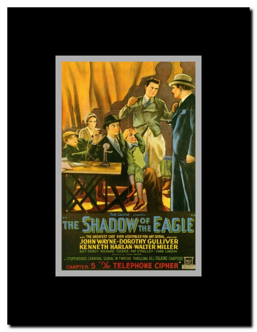 The Shadow of the Eagle Framed Movie Poster