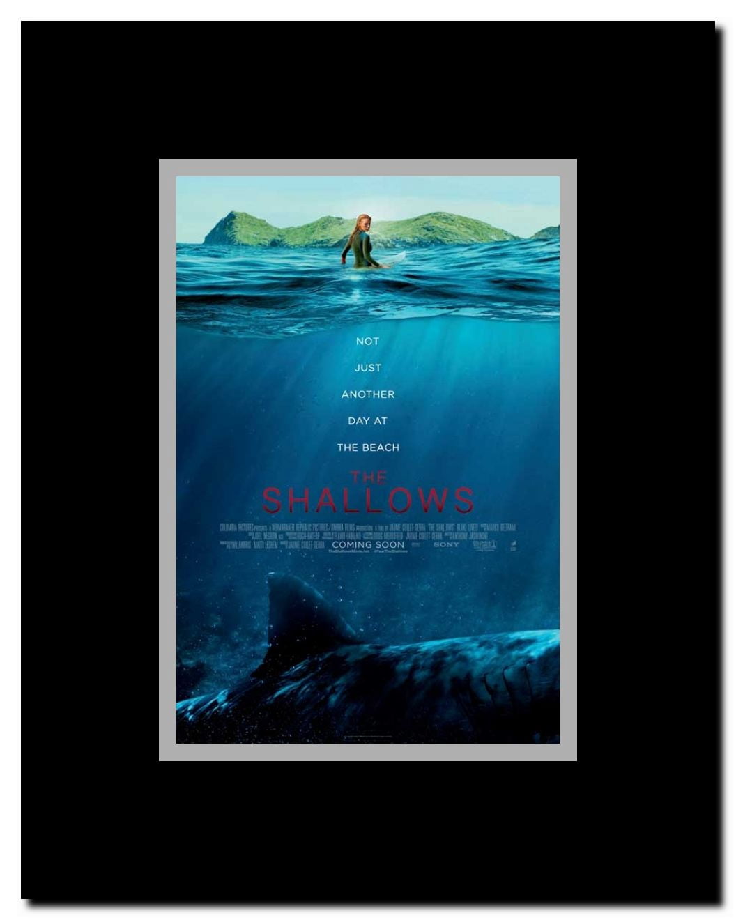 The Shallows Framed Movie Poster