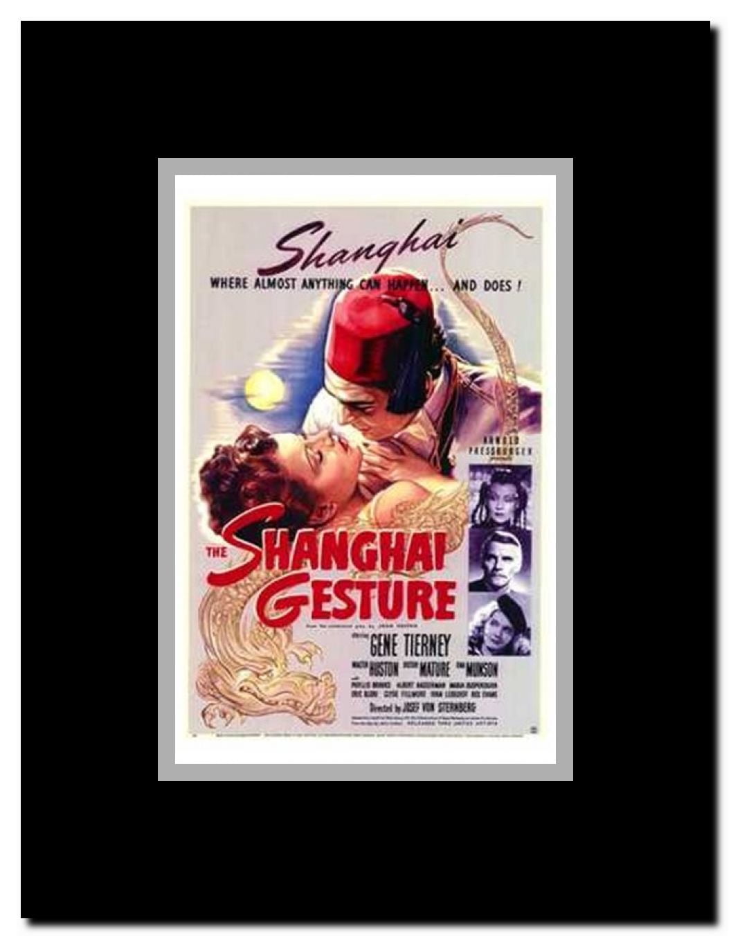 The Shanghai Gesture Framed Movie Poster