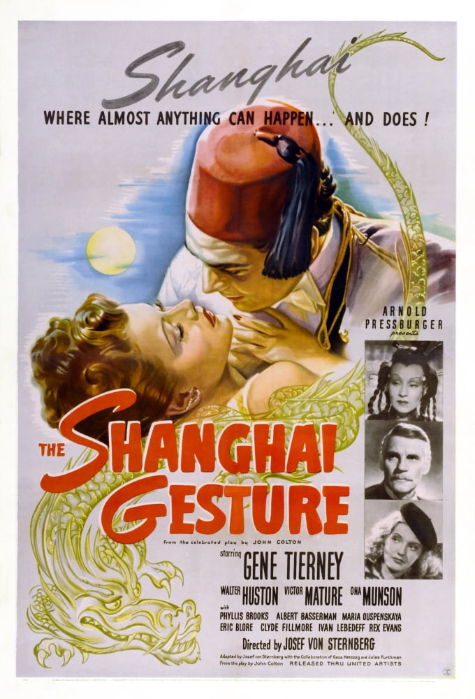 The Shanghai Gesture U Canvas Art -  (24 x 36)