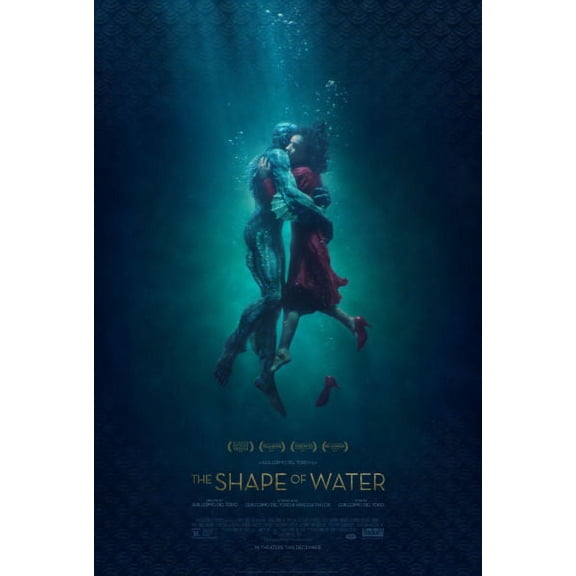 The Shape Of Water Poster 12in x 16in Metal Print 12x16 #090922 Multi-Color Square Adults Z Posters