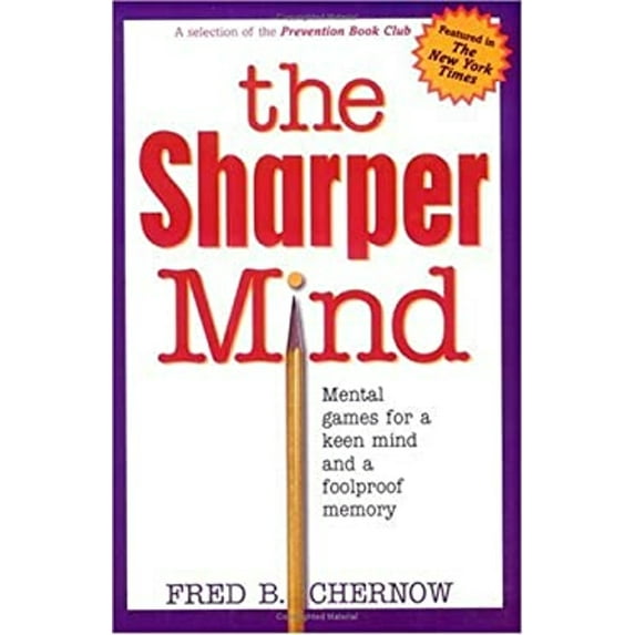 Pre-Owned The Sharper Mind: Mental Games for a Keen Mind and a Foolproof Memory (Paperback) 0735202877 9780735202870