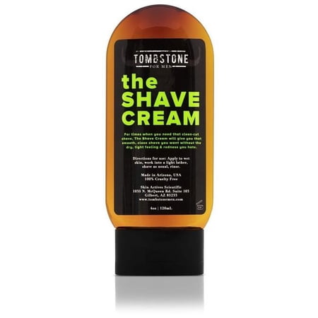 Tombstone for Men TMB-SHVCRM-4OZ The Shave Cream - Nourishing Active Close & Clean-Cut Shave Ingredients - 4 oz