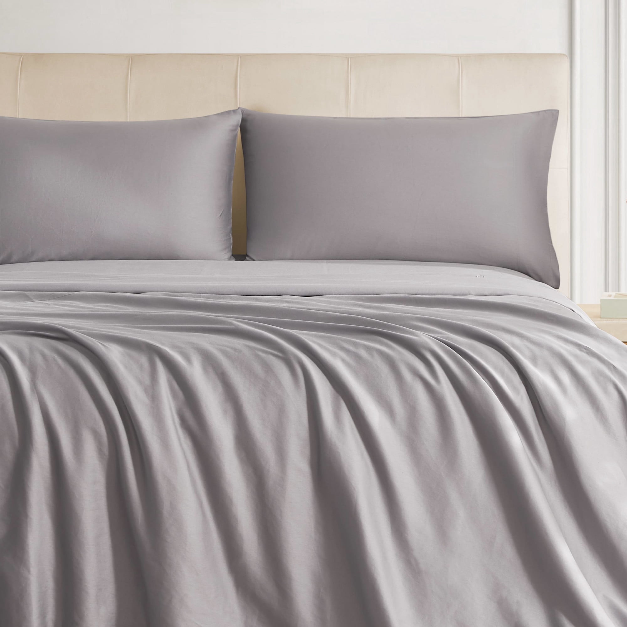 The Sheet Lab Cloud Embrace Sheet Sets, 3-Piece Twin, Dark Gray