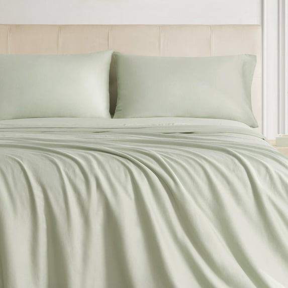The Sheet Lab Cloud Embrace Sheet Sets, 4-Piece Queen, Sea Foam Green