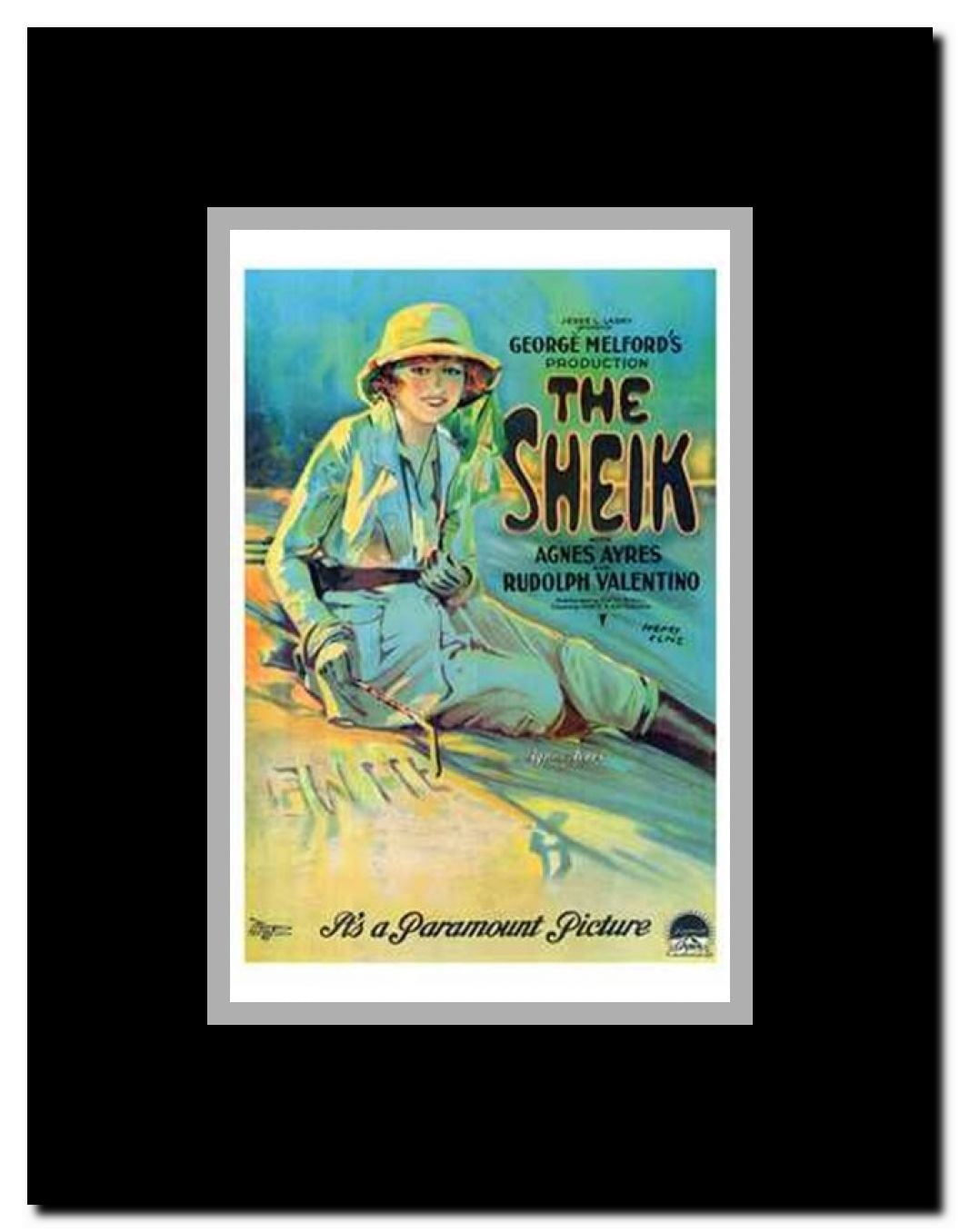 The Sheik Framed Movie Poster