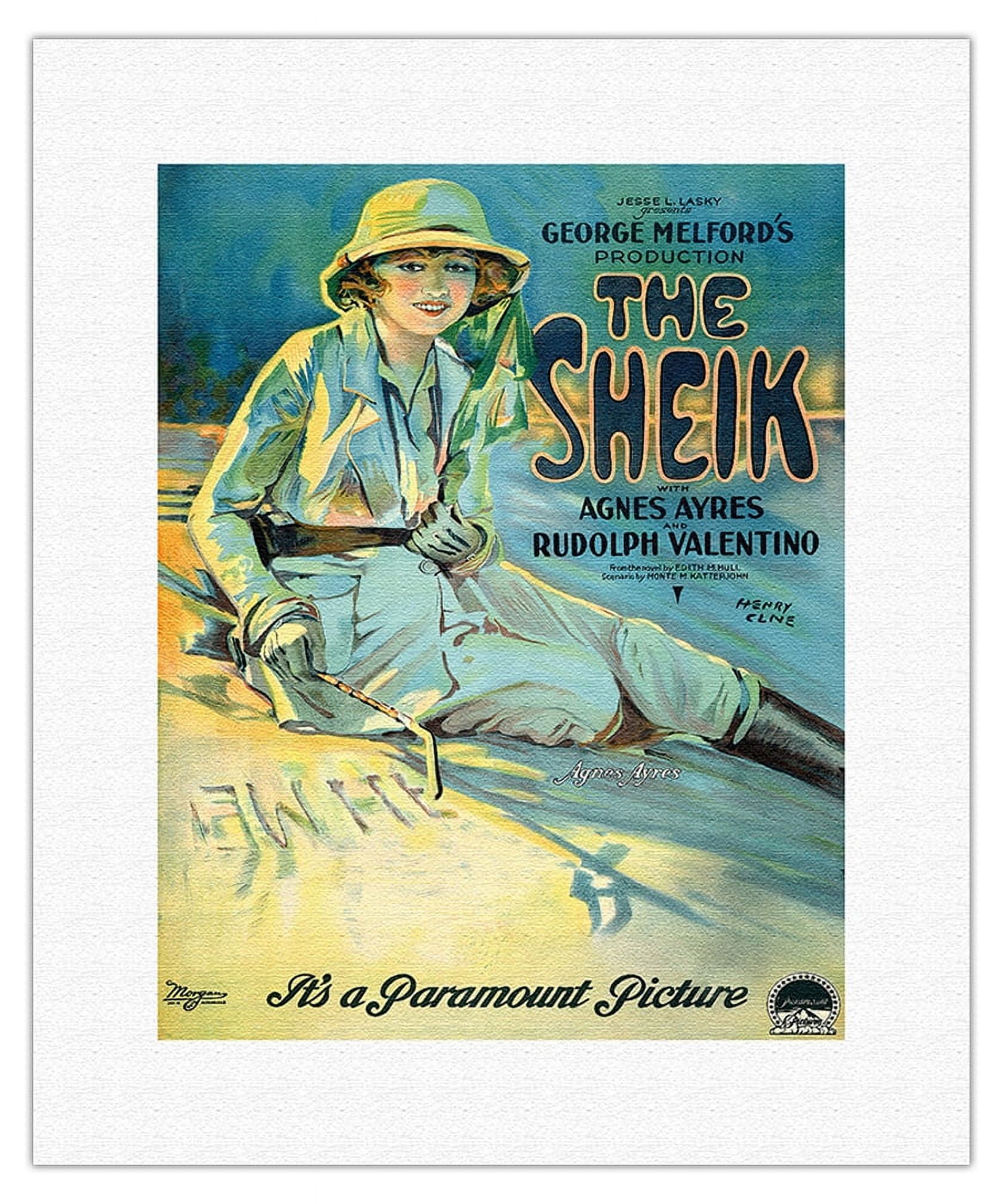 The Sheik - Motion Picture Starring Rudolph Valentino & Agnes Ayres ...