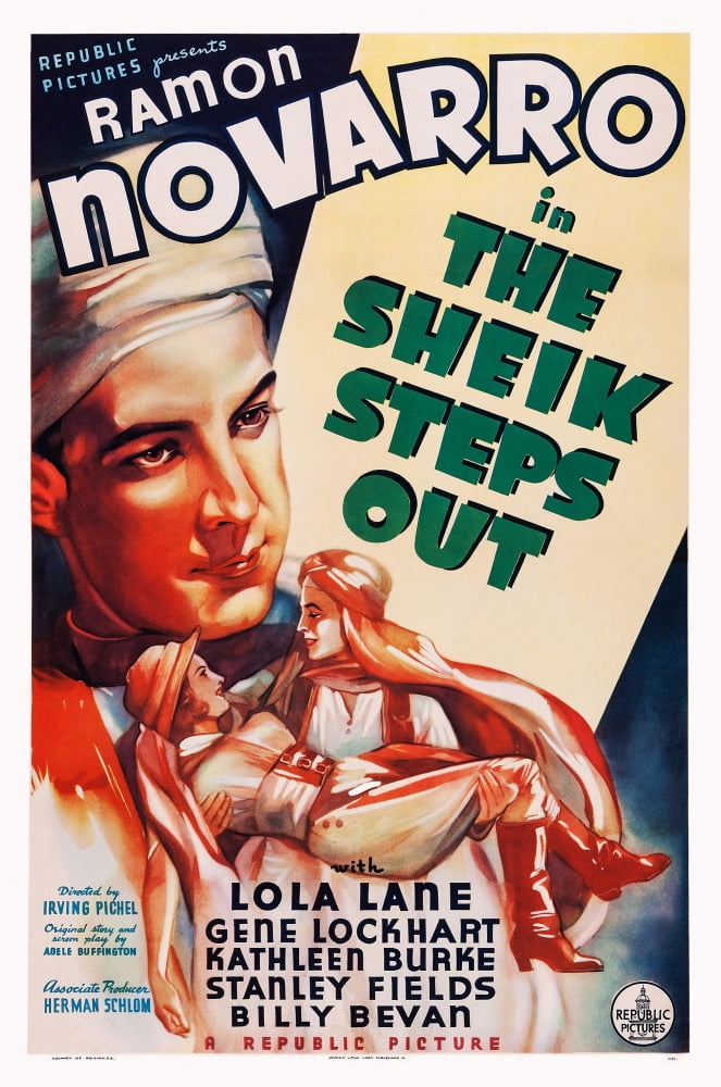 The Sheik Steps Out U Canvas Art - (24 x 36)