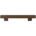 thumbnail image 1 of The Shenandoah 60" Pine Wood Mantel Shelf Warm Cherry Finish, 1 of 6