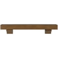 thumbnail image 1 of The Shenandoah 72" Pine Wood Mantel Shelf Russet Finish, 1 of 5