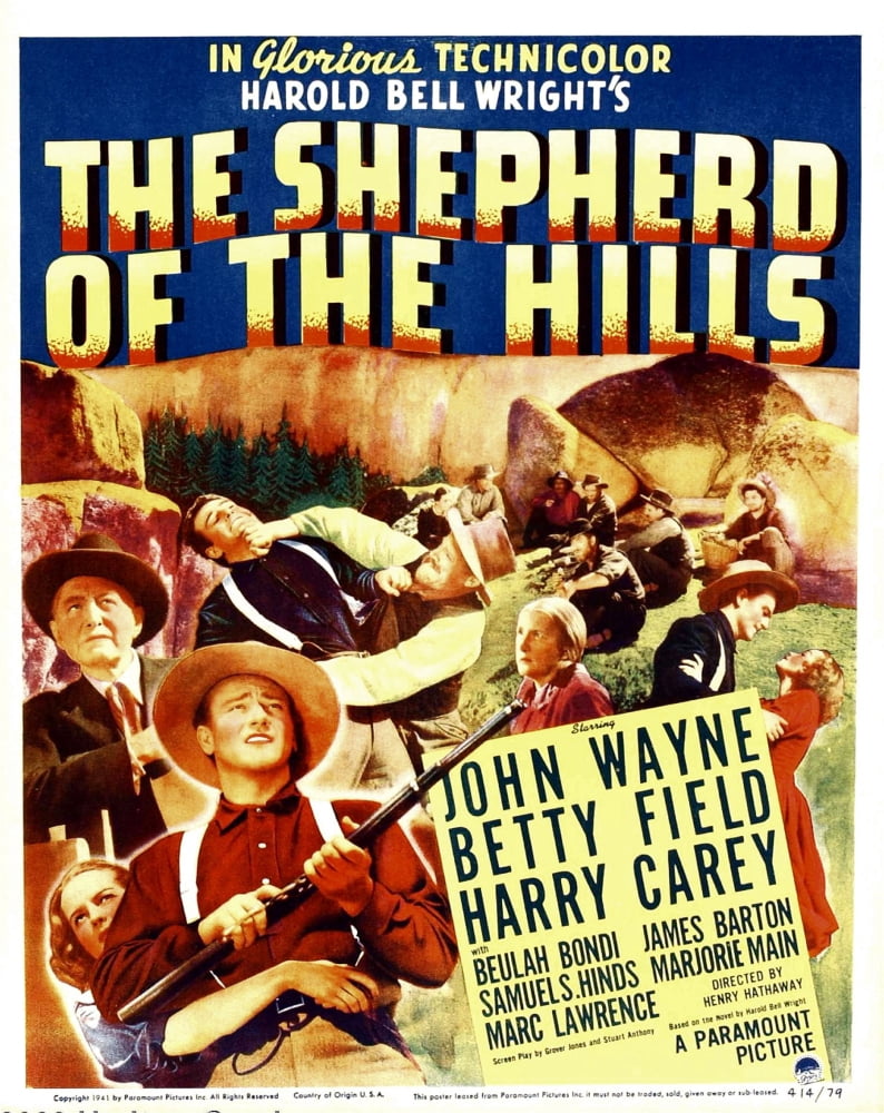 The Shepherd Of The Hills Canvas Art - (11 x 17)