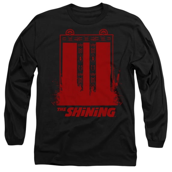 The Shining Elevator Unisex Adult Long-Sleeve T Shirt (Large) Black