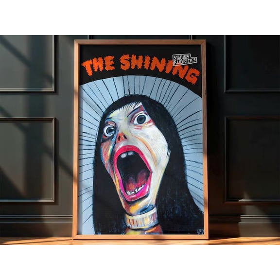 The Shining Movie Polish Poster - Rare Vintage Horror Film Print - 1980s Cult Classic Poster Size 24''x36'' Googate