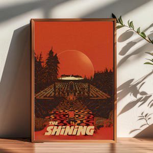 The Shining Movie Poster Horror Film Wall Art, 16x24 UNFRAMED