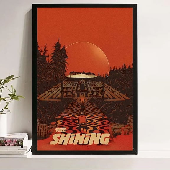 The Shining Movie Poster: Horror Film Wall Art Poster, One Sheet Wall Size 24''x36''