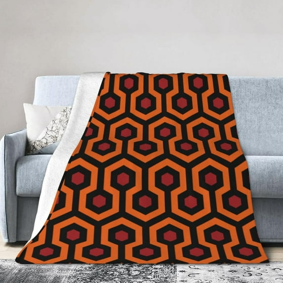 The Shining Overlook Hotel Blanket Throw Blanket Ultra-Soft Cozy Micro Fleece Blanket for Sofa, Bed & Travel Use-All Seasons Suitable 50"X40" Inch