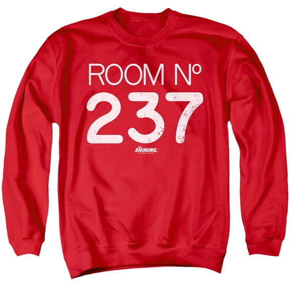 The Shining Room Key Unisex Adult Crewneck Sweatshirt (Large) Red
