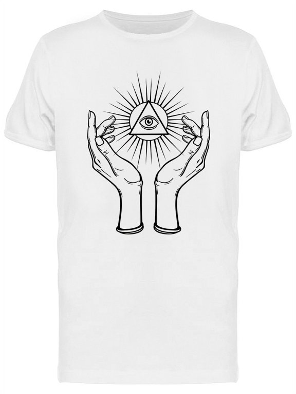 The Shining Triangle Eyes T-Shirt Men -Image by Shutterstock, Male Large