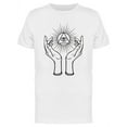 thumbnail image 1 of The Shining Triangle Eyes T-Shirt Men -Image by Shutterstock, Male x-Large, 1 of 2